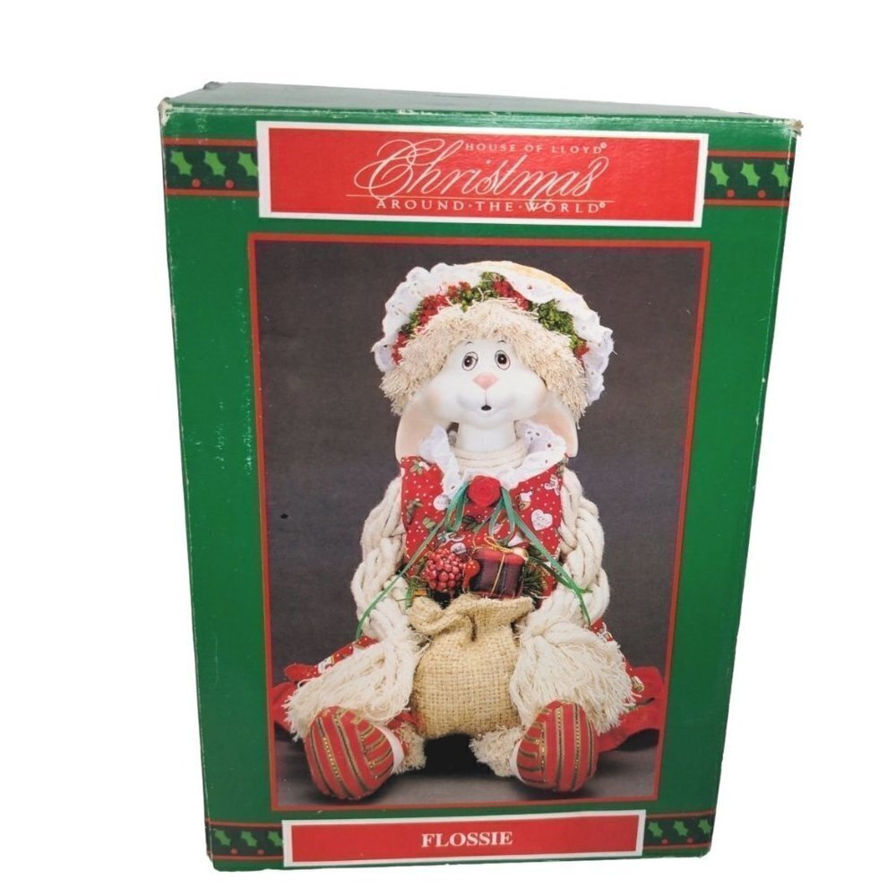 House of LLoyd Flossie Bunny Christmas Around The World